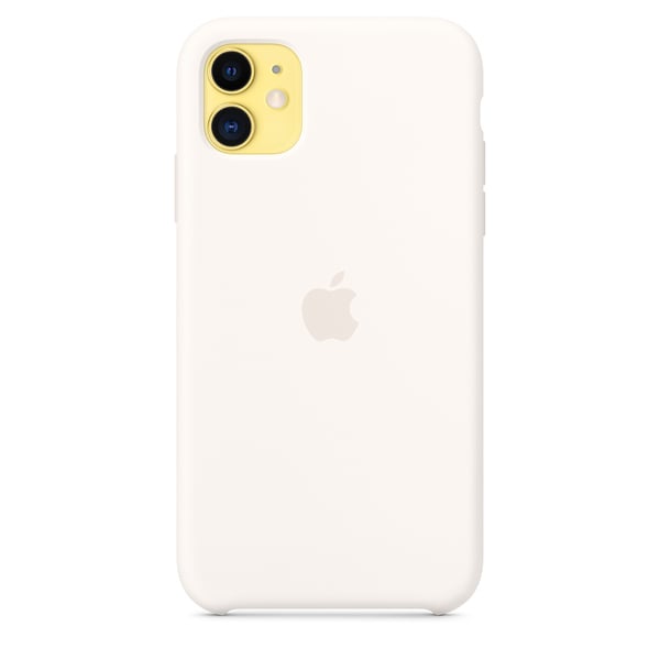 Apple Silikone-etui til iPhone 11 – blød hvid