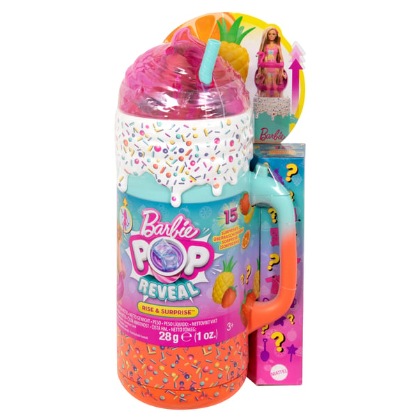 Barbie Pop Reveal Rise & Surprise-gavesæt