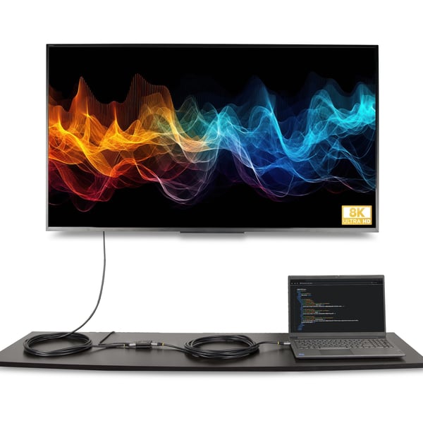 StarTech.com 33FT-8K-HDMI-BOOSTER AV-signaalin jatkaja AV-toistin Musta