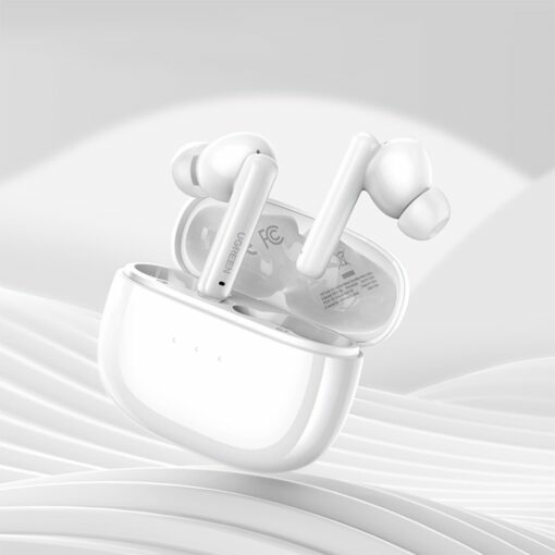Ugreen 90206 kuulokkeet ja kuulokemikrofoni True Wireless Stereo (TWS) In-ear Puhelut/Musiikki USB Type-C Bluetooth Valkoinen