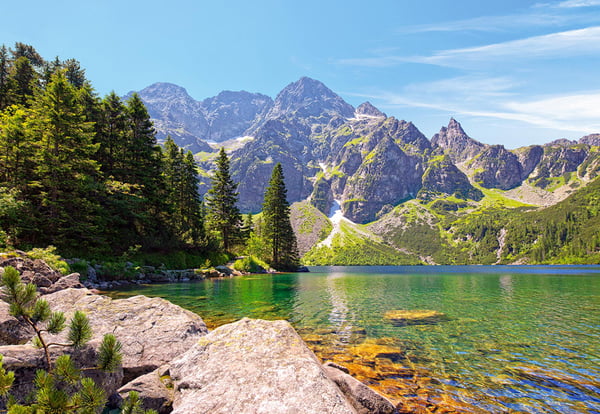 Castorland Morskie Oko lake, Tatras, Poland 1000 pcs Kuviopalapeli 1000 kpl Maisema