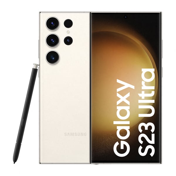 Samsung Galaxy S23 Ultra SM-S918B 17,3 cm (6.8") Dual SIM Android 13 5G USB Type-C 8 GB 256 GB 5000 mAh Cremefarvet