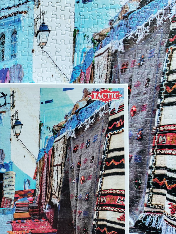 Tactic Around the World: Chefchouen Morocco - 1000 pcs Kuviopalapeli 1000 kpl Kaupunki