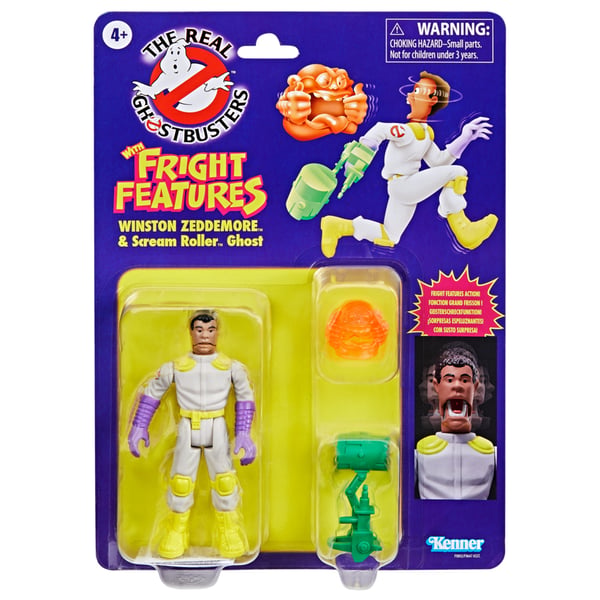 Hasbro Ghostbusters Kenner Classics Winston Zeddemore & Scream Roller Ghost