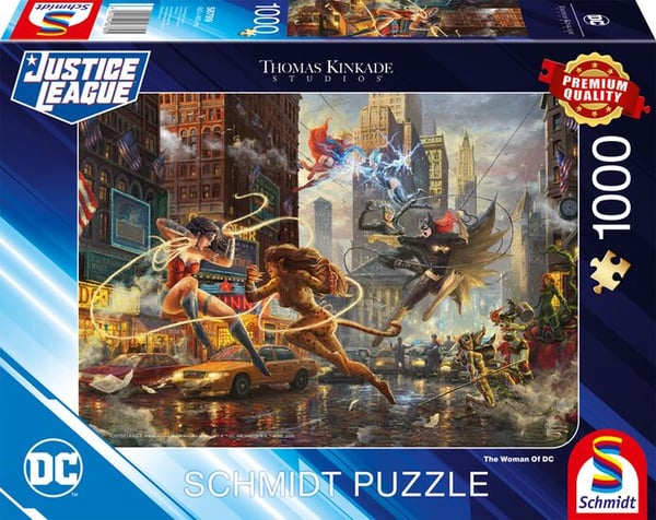 Thomas Kinkade Studios: DC Justice League - Kvinderne fra DC (1000 brikker)