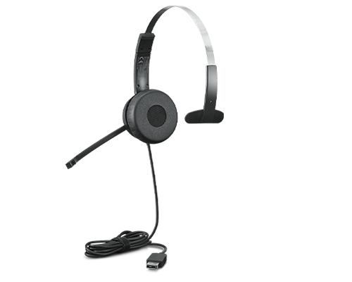 Lenovo 100 Mono Kuulokkeet Langallinen Pääpanta Toimisto/puhelukeskus USB A-tyyppi Musta Lenovo 100 Mono Kuulokkeet Langallinen Pääpanta Toimisto/puhelukeskus USB A-tyyppi Musta