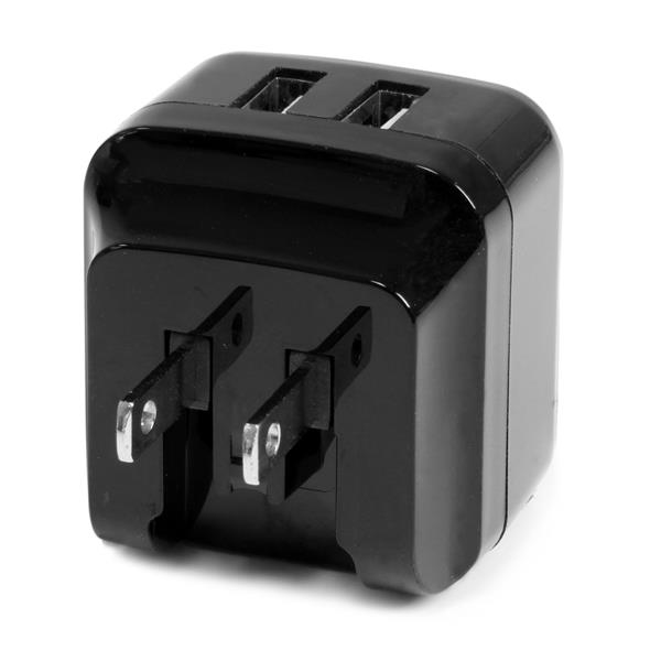 StarTech.com USB2PACBK oplader til mobil enhed Mobiltelefon, Smartphone, Tablet Sort Vekselstrøm Indendørs