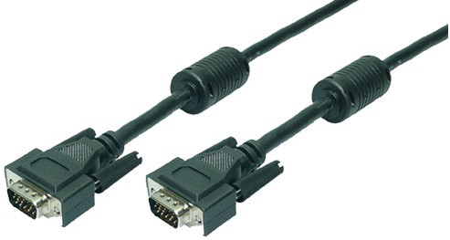 LogiLink 20m VGA M/M VGA-kaapeli VGA (D-Sub) Musta