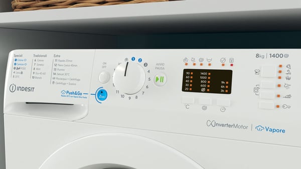 Indesit BWA 81496X WV IT vaskemaskine Front-læsning 8 kg 1351 rpm Hvid
