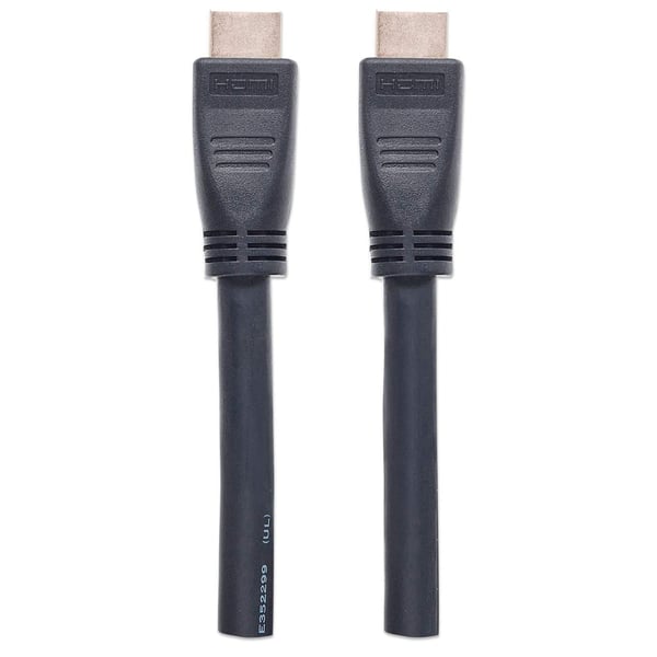 Manhattan 353977 HDMI-kaapeli 10 m HDMI-tyyppi A (vakio) Musta
