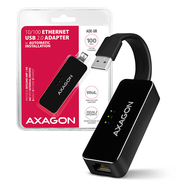 Axagon ADE-XR nätverkskort Ethernet 100 Mbit/s