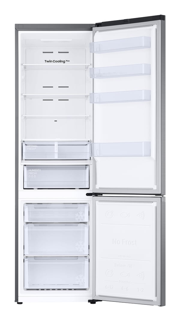 Samsung RB38T607BS9 Fritstående 387 L Rustfrit stål
