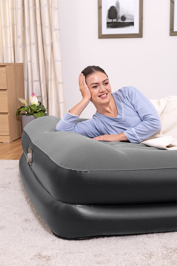Bestway 67403 / 23 luftmadrass Dubbelmadrass Grå Unisex