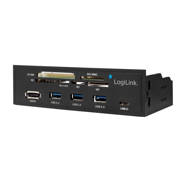 LogiLink UA0341 kortinlukija SATA Sisäinen Musta