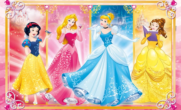 Clementoni Disney Princess Pussel 60 styck Tecknade serier