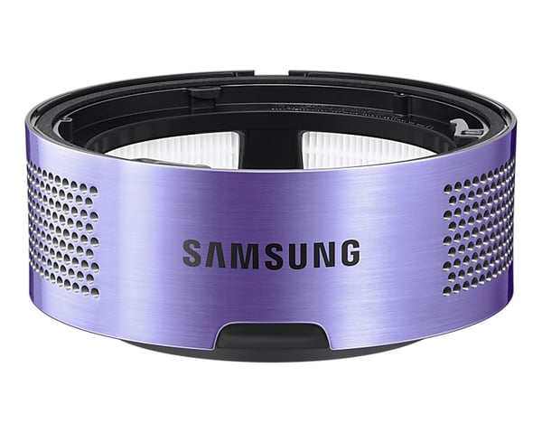 Samsung VS15A6031R4/GE upprättstående dammsugare och elektrisk sopborste Skaftdammsugare Batteri Torr Cyklonisk Utan påse 0,8 l 410 W Svart, Lila
