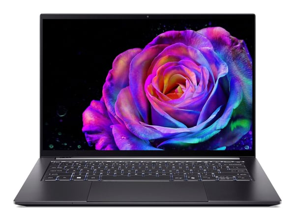 Acer Swift SFX14-73G-9598 Intel Core Ultra 9 285H Bärbar dator 36,8 cm (14.5") Pekskärm 2.8K 32 GB LPDDR5x-SDRAM 2 TB SSD NVIDIA GeForce RTX 5060 Wi-Fi 6E (802.11ax) Windows 11 Home tyska Grå