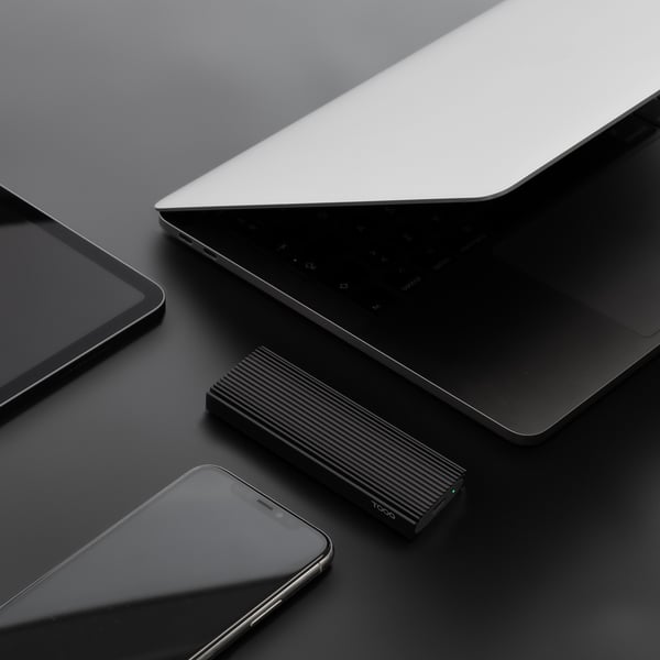 TooQ TQE-2230B Hölje för lagringsenheter SSD-inkapsling Svart M.2