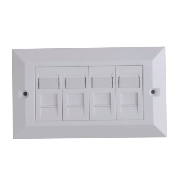 Lanview LVN126188UK-4 stikdåse RJ-45 Hvid