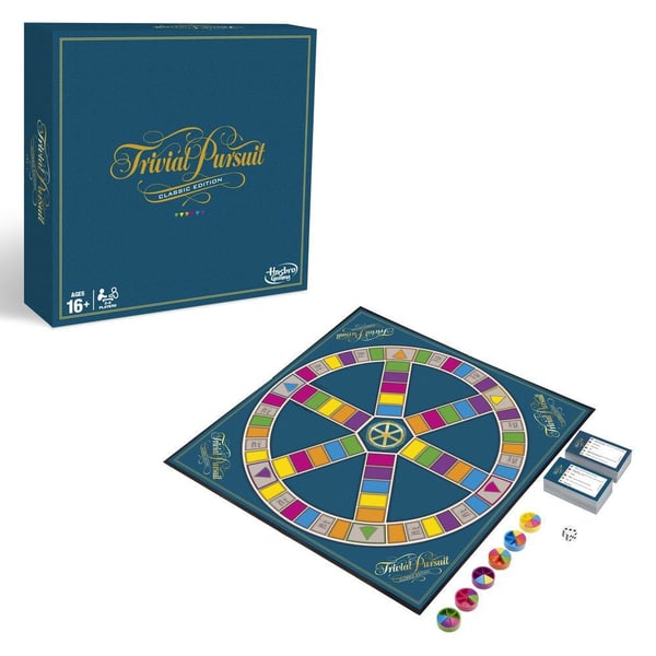 Hasbro Gaming Trivial Pursuit Game: Classic Edition Brädspel Utbildnings-