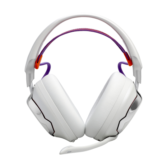 JBL Quantum 950 Kuulokkeet Langaton Pääpanta Pelaaminen USB Type-C Bluetooth Latausteline Oranssi, Hopea, Valkoinen