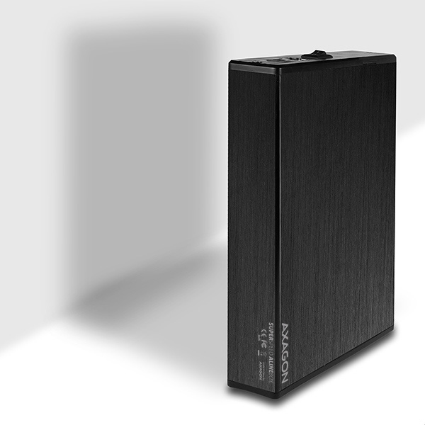 Axagon EE35-XA3 Hölje för lagringsenheter HDD-hölje Svart 3.5"