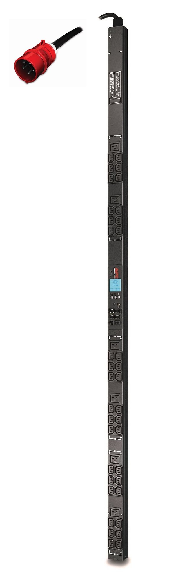 APC AP8881 strømforsyningsenhed (PDU) 42 AC stikkontakt(er) 0U Sort