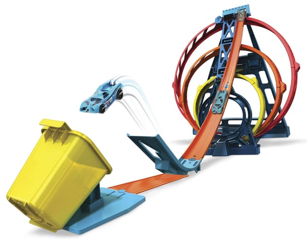 Hot Wheels Track Builder Unlimited Triple Loop Kit
