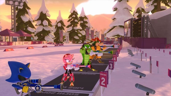Nintendo Mario & Sonic aux Jeux Olympiques d'Hiver de Sotchi 2014 Standard Tysk, Engelsk, Spansk, Fransk, Italiensk Wii U