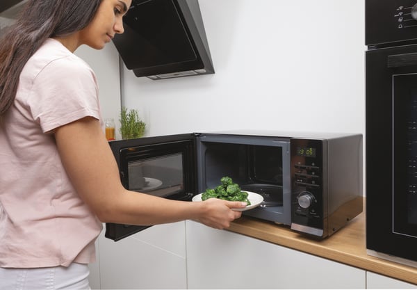 Candy Moderna CMGA23TNDB/ST Sort Grill mikroovn Bordplade 23 L 900 W