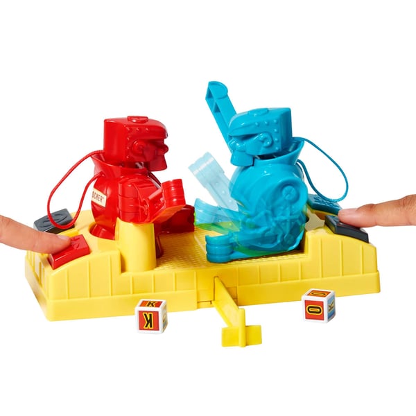 Mattel Games Rock 'Em Sock 'Em Robots Knock or Block