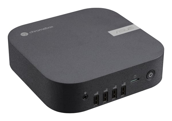 ASUS Chromebox CHROMEBOX6-S5007UN Intel Core 5 120U 8 GB DDR5-SDRAM SSD ChromeOS Mini PC Mini-PC Svart