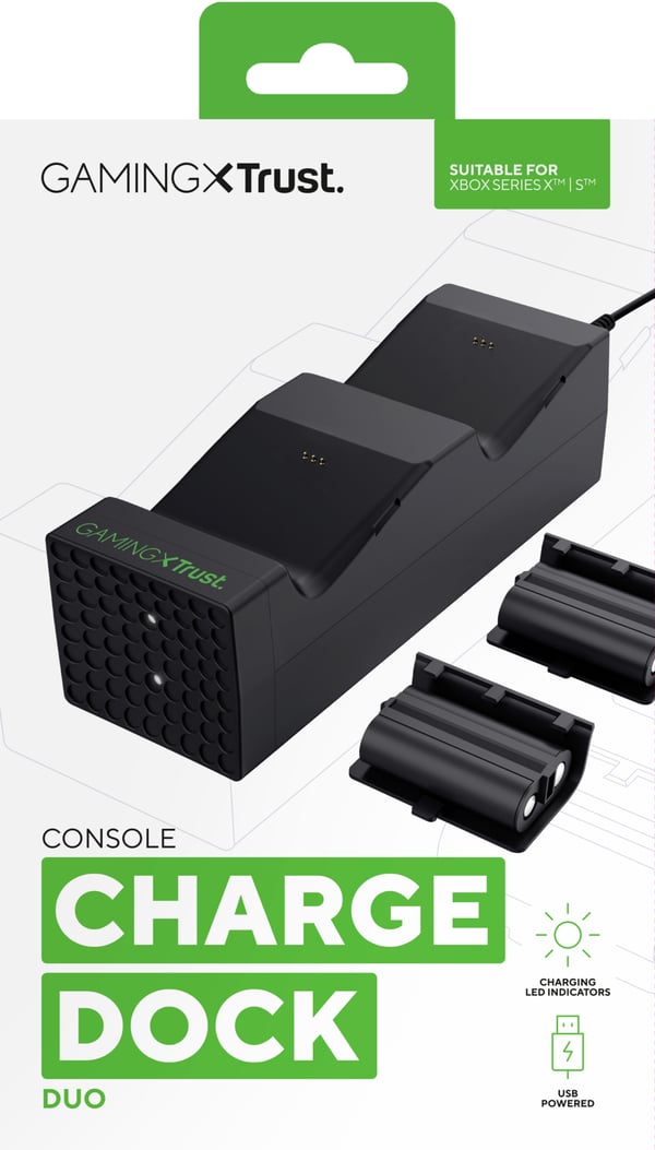 Trust GXT 250 Spillekontroller Sort USB