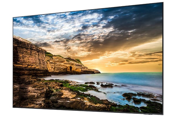 Samsung QE85T Platt skärm för digital skyltning 2,16 m (85") LCD 300 cd/m² 4K Ultra HD Svart Inbyggd processor Tizen 4.0 16/7