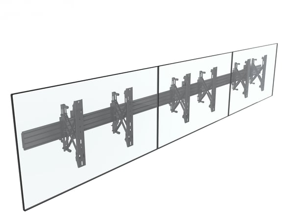 Equip 650355 kyltin näyttökiinnike 165,1 cm (65") Musta