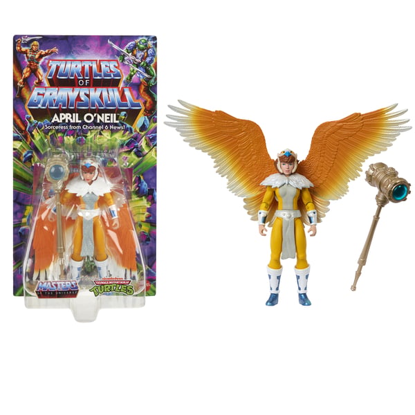 Masters of the Universe Origins Turtles of Grayskull April O'Neil