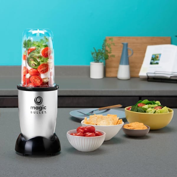 NutriBullet Magic Bullet 0,5 L Pöydällä pidettävä tehosekoitin 200 W Hopea