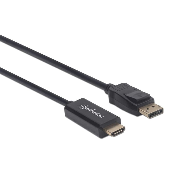 Manhattan 153195 videokabel adapter 1 m DisplayPort HDMI Sort