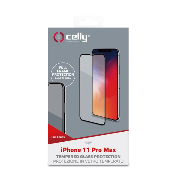 Celly FULLGLASS1002BK Matkapuhelimen näyttö- ja taustasuoja Kirkas näytönsuoja Apple 1 kpl