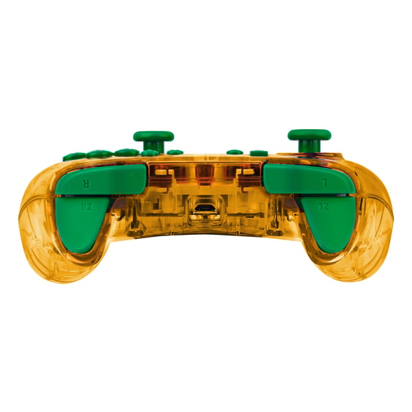 PDP Rock Candy: Lemon Bomb Bowser Grøn, Gennemsigtig, Gul USB Gamepad Analog/digital Nintendo Switch, Nintendo Switch Lite, Nintendo Switch OLED