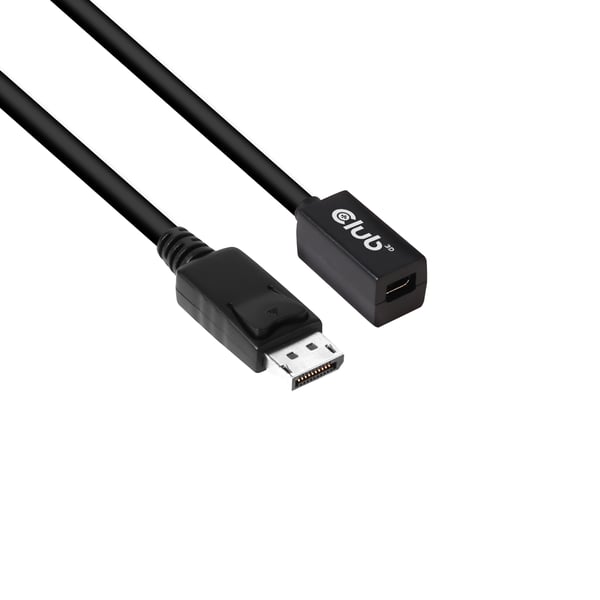 CLUB3D CAC-1120 DisplayPort-kaapeli 1 m Mini DisplayPort Musta