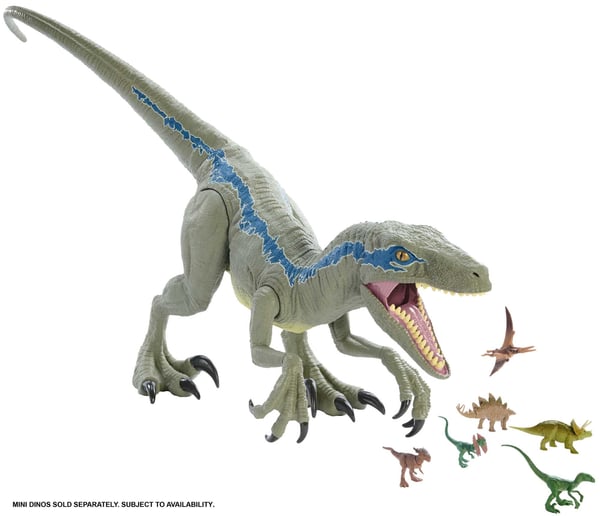 Jurassic World SUPER COLOSSAL VELOCIRAPTOR BLUE