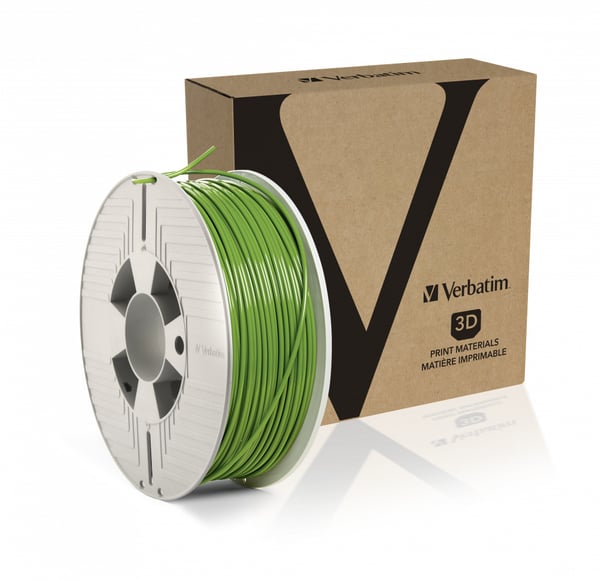Verbatim 55334 3D print materiale Polymælkesyre (PLA) Grøn 1 kg Verbatim 55334 3D print materiale Polymælkesyre (PLA) Grøn 1 kg