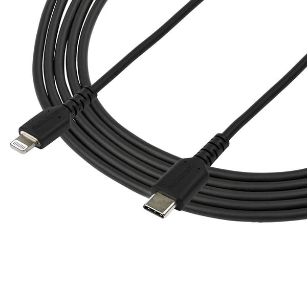 StarTech.com RUSBCLTMM2MB kabel til mobiltelefon Sort 2 m USB A Lightning