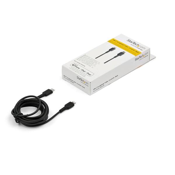 StarTech.com RUSBCLTMM2MB kabel til mobiltelefon Sort 2 m USB A Lightning