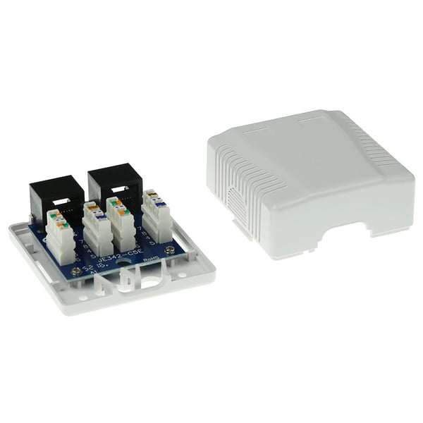 ACT FA5002 uttagboxar RJ-45 Vit