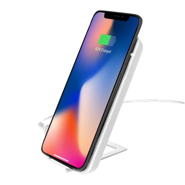 Celly WLFASTSTANDWH oplader til mobil enhed Smartphone Hvid USB Trådløs opladning Indendørs