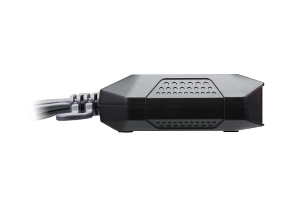 ATEN 2-portars USB 4K KVM-switch med HDMI-kabel och fjärrportsväljare