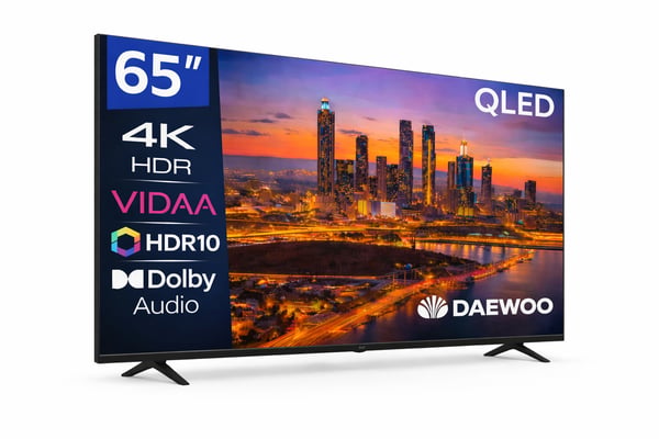Daewoo 65VB56QV TV 165,1 cm (65") 4K Ultra HD Smart TV Wi-Fi Sort