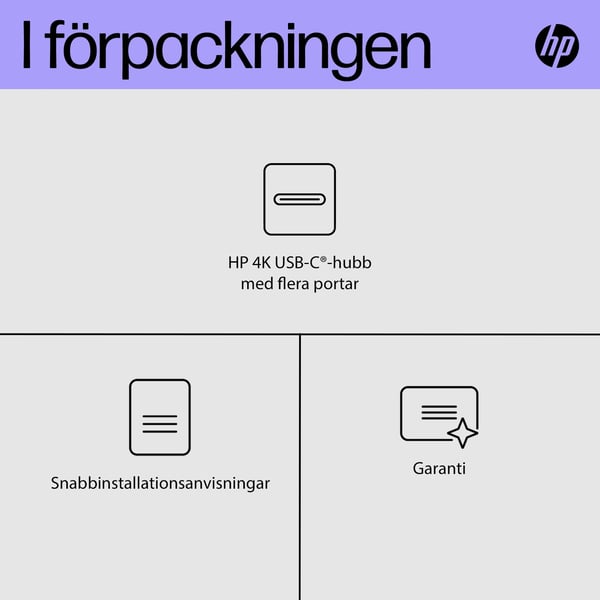 HP Port Replicator - USB-C - DP - Europa